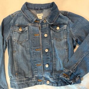 J Crew Girls Denim Jacket with Button Details
